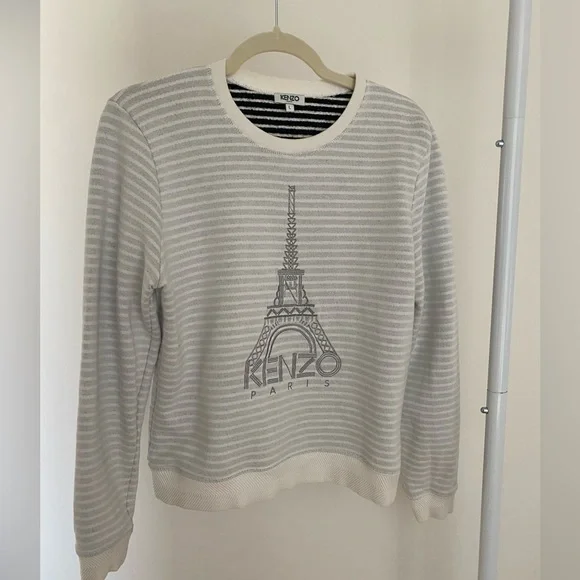 Kenzo Tops Kenzo Eiffel Tower Sweatshirt Poshmark